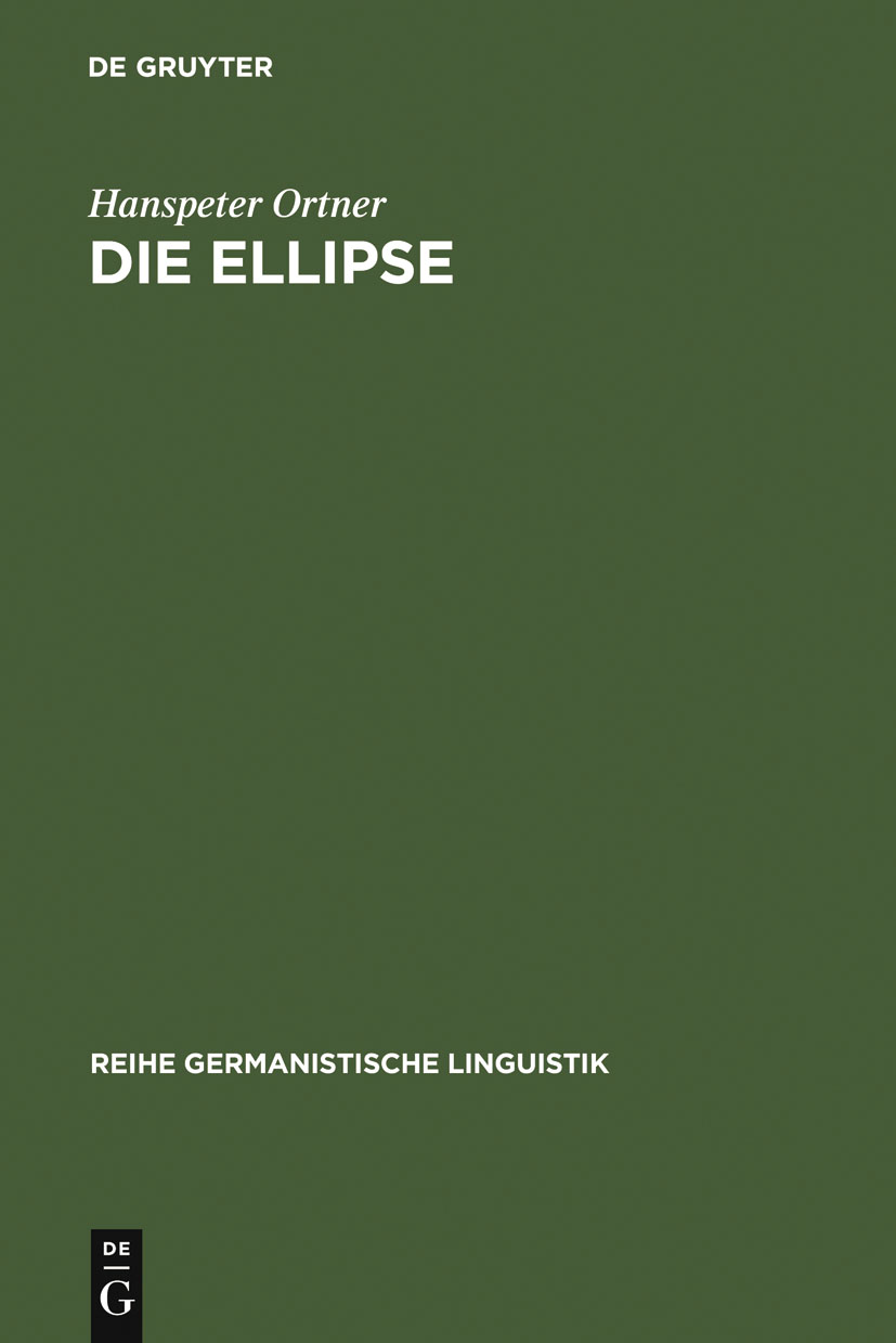 Die Ellipse - Hanspeter Ortner