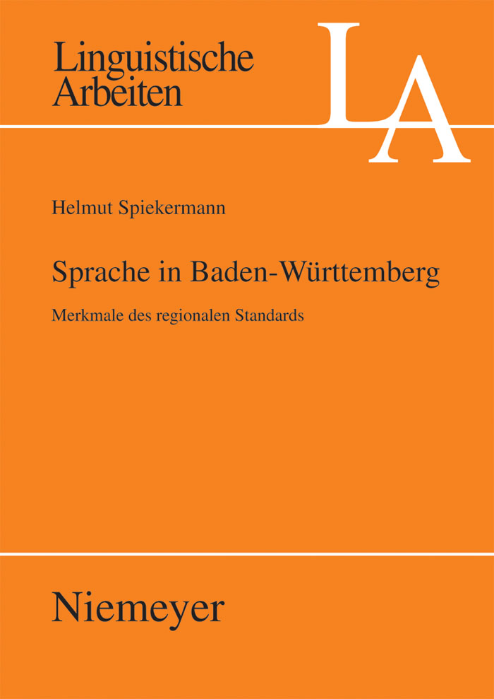 Sprache in Baden-Württemberg - Helmut Spiekermann