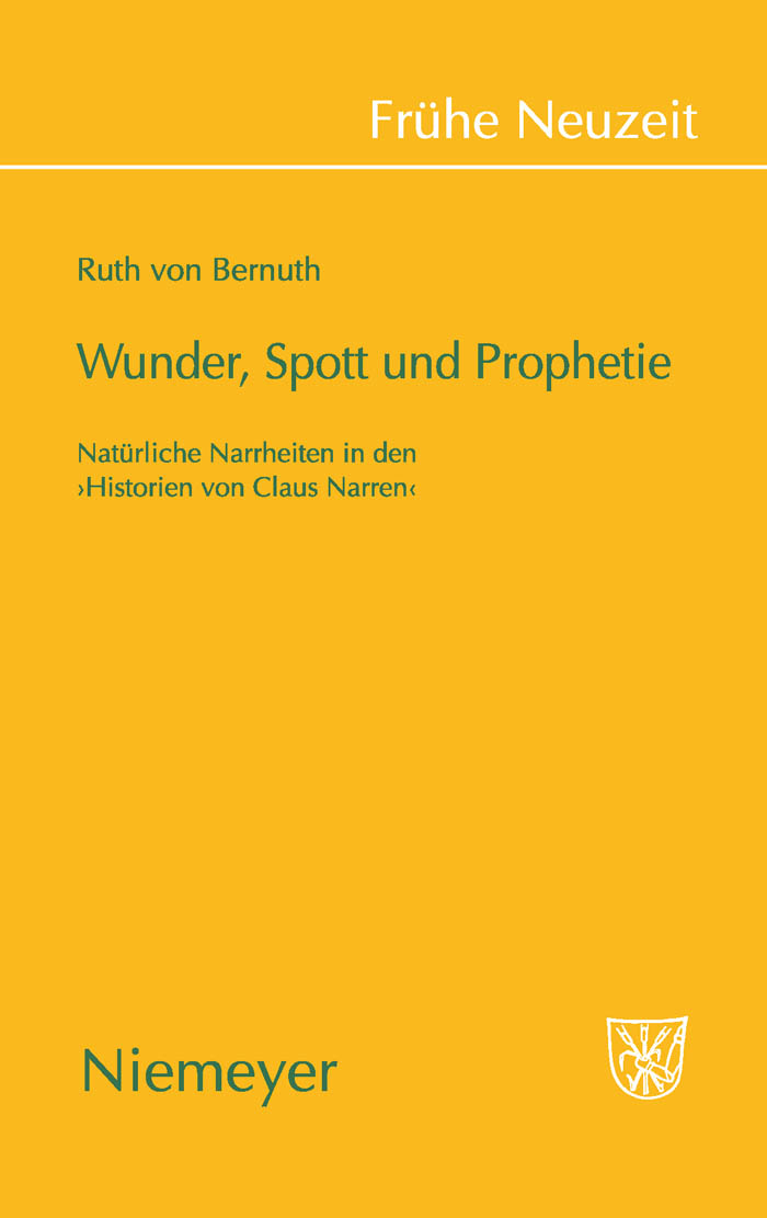 Wunder, Spott und Prophetie - Ruth Bernuth