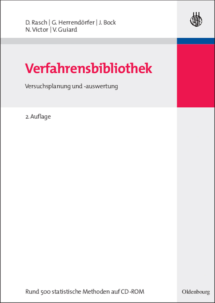 Verfahrensbibliothek - Dieter Rasch, Günter Herrendörfer, Jürgen Bock, Norbert Victor, Volker Guiard