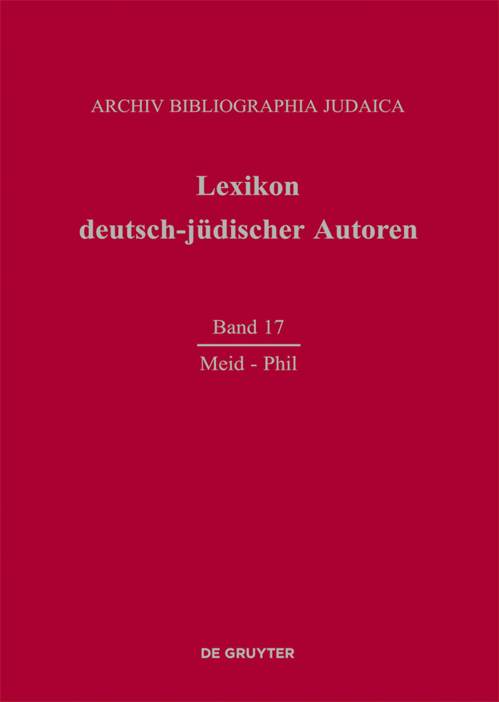 Meid – Phil - Archiv Bibliographia Judaica e.V.
