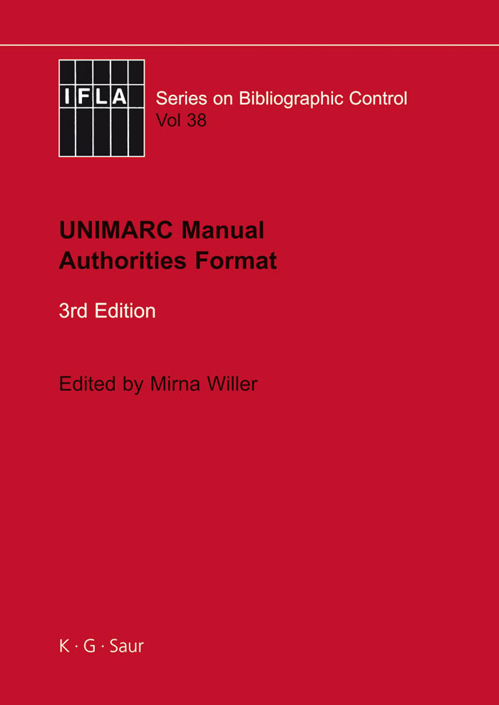 UNIMARC Manual - Mirna Willer