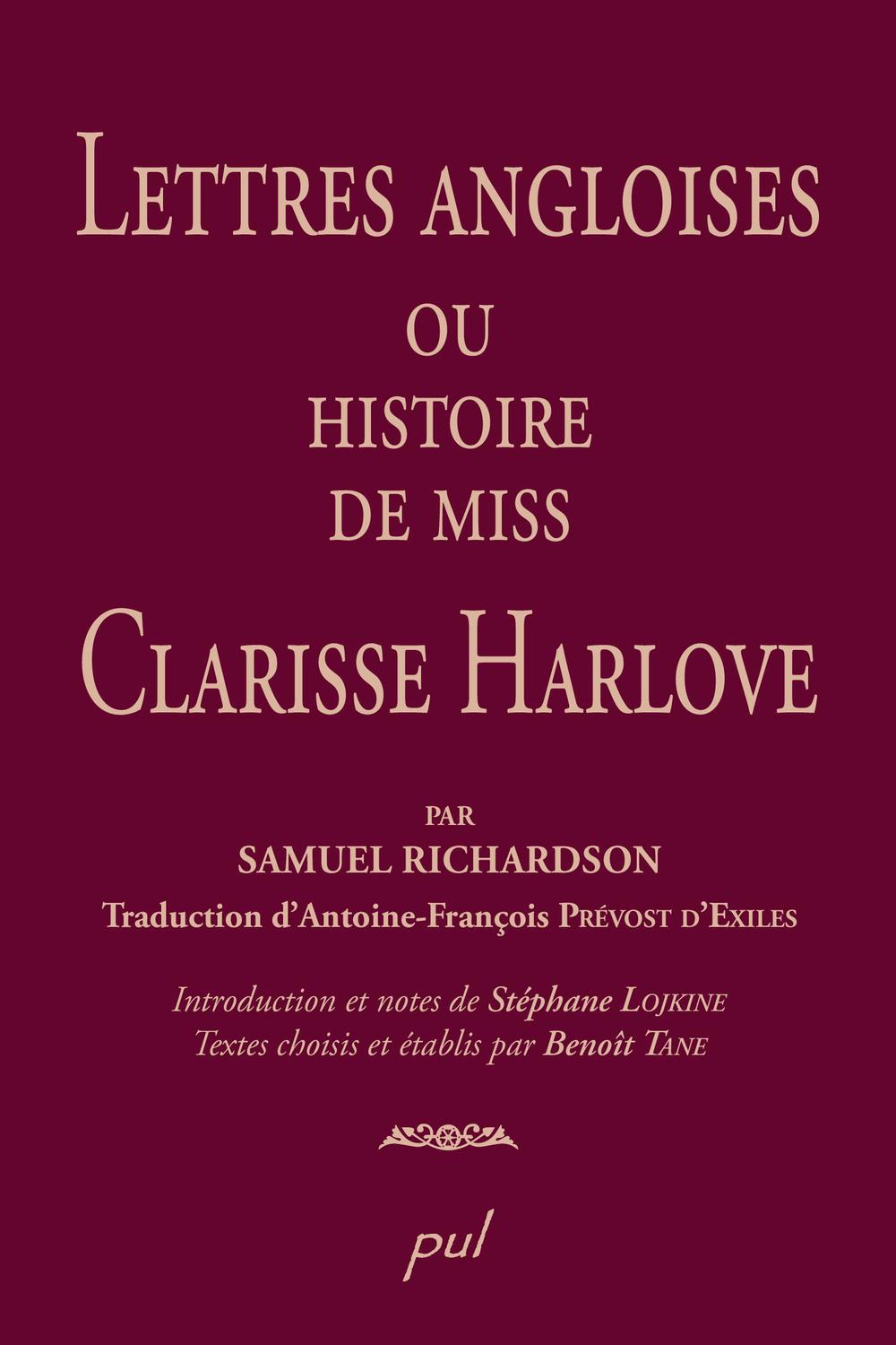 Lettres angloises ou l'histoire de Miss Clarisse Harlove - Samuel Richardson