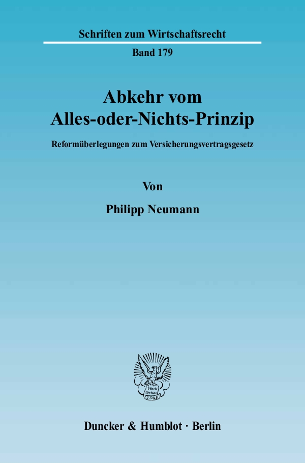 Abkehr vom Alles-oder-Nichts-Prinzip. - Philipp Neumann