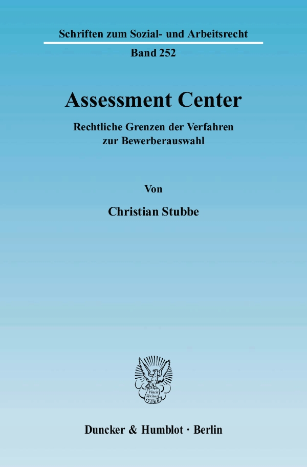 Assessment Center. - Christian Stubbe