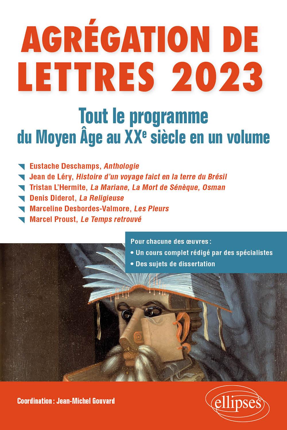 Agrégation de Lettres 2023 - Gouvard Jean-Michel (Coord.)