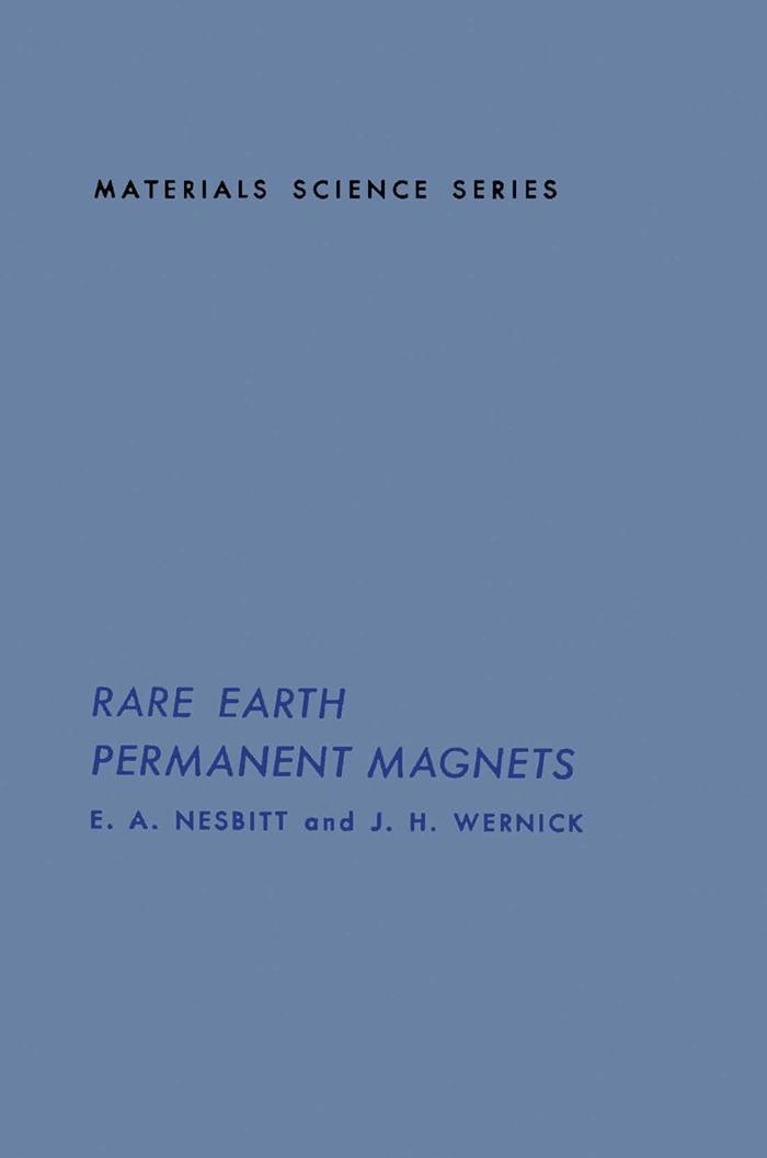 Rare Earth Permanent Magnets - A.S. Nowick