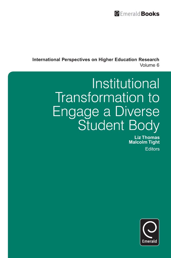 Institutional Transformation To Engage A Diverse Student Body - Liz Thomas, Malcolm Tight