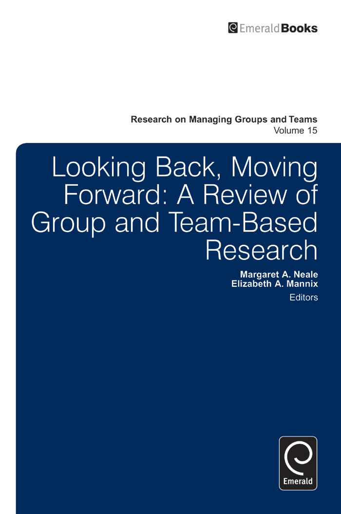 Looking Back, Moving Forward - Elizabeth A. Mannix, Margaret Ann Neale,Elizabeth A. Mannix, Margaret Ann Neale,