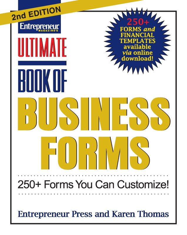 Ultimate Book of Business Forms - Karen Thomas