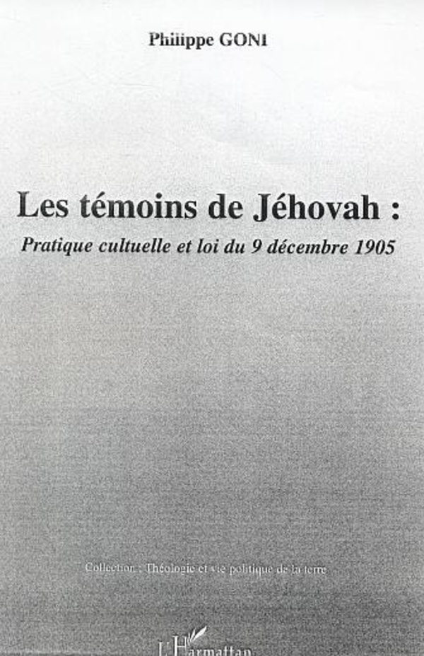 Les témoins de Jéhovah - Philippe Goni