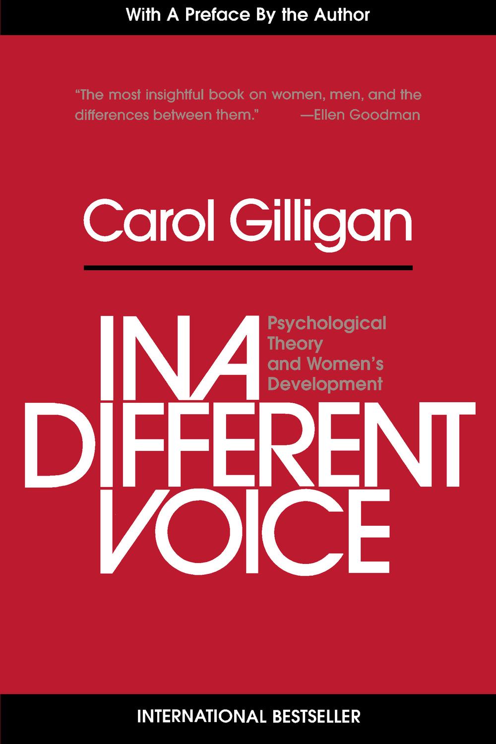 In a Different Voice - Carol GILLIGAN