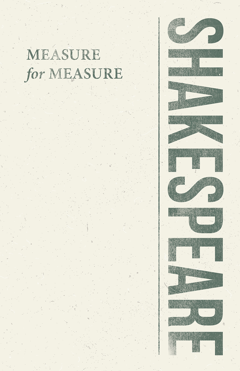 Measure for Measure - William Shakespeare,,