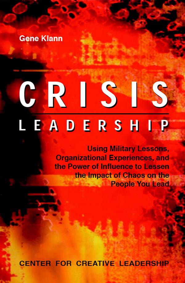 Crisis Leadership - Klann