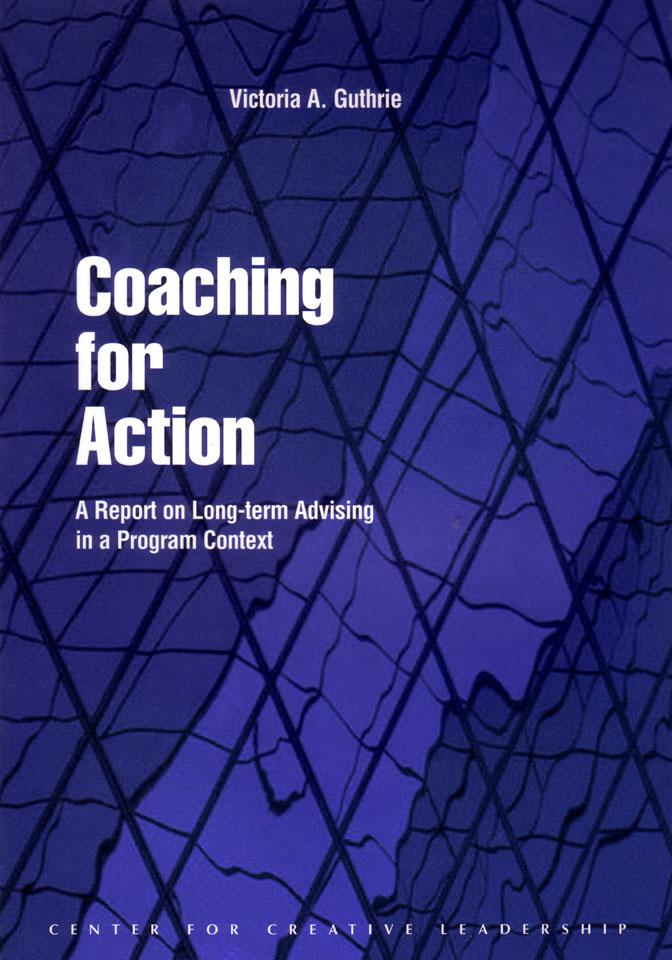 Coaching for Action: A Report on Long-term Advising in a Program Context - Victoria A. Guthrie