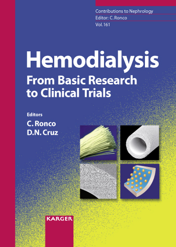 Hemodialysis - From Basic Research to Clinical Trials - Ronco, Ronco, Cruz