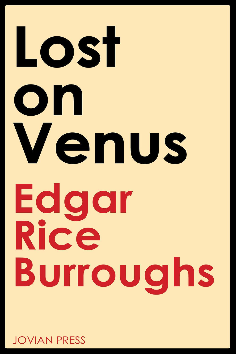 Lost on Venus - Edgar Rice Burroughs,,