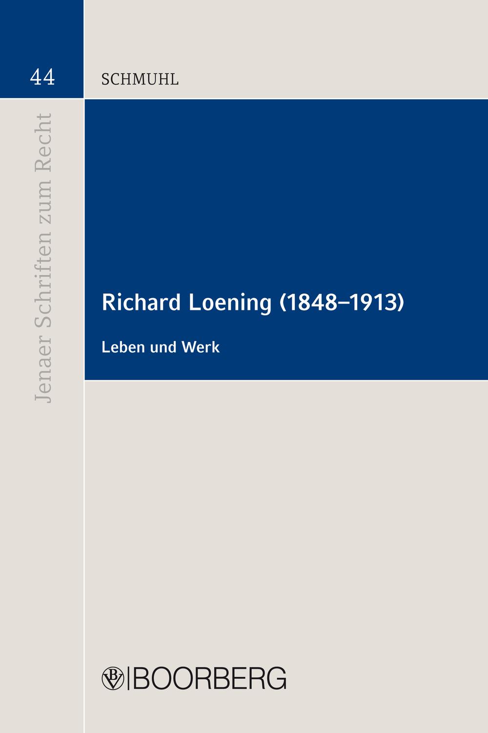 Richard Loening (1848-1913) - Elisabeth Schmuhl
