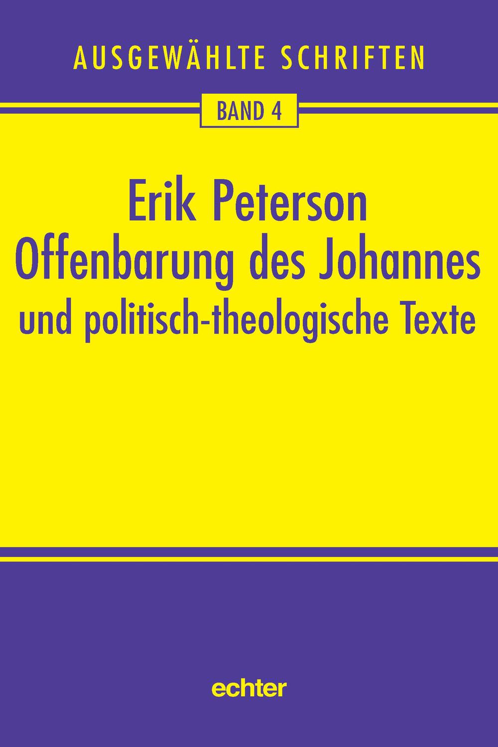 Offenbarung des Johannes - Erik Peterson