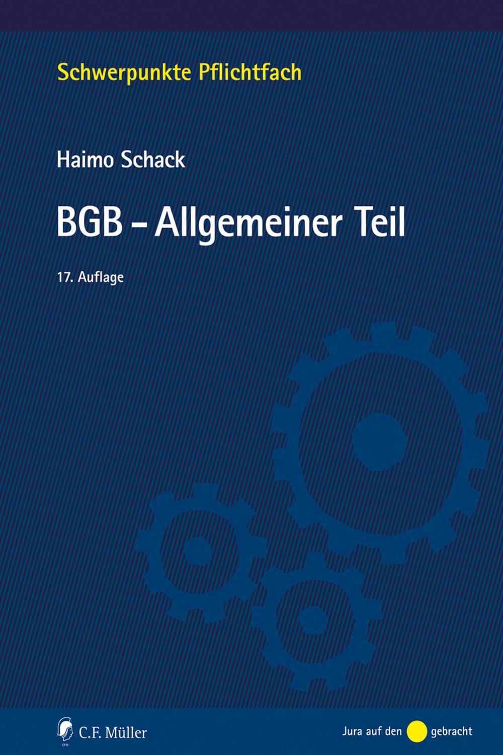 BGB-Allgemeiner Teil - Haimo Schack, Schack