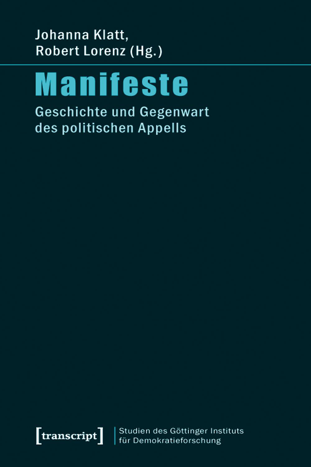 Manifeste - Johanna Klatt, Robert Lorenz