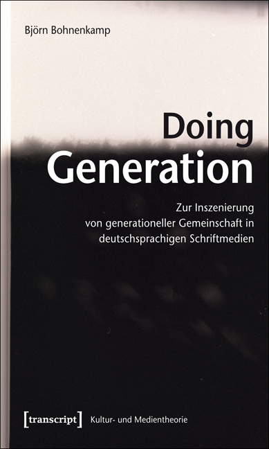 Doing Generation - Björn Bohnenkamp