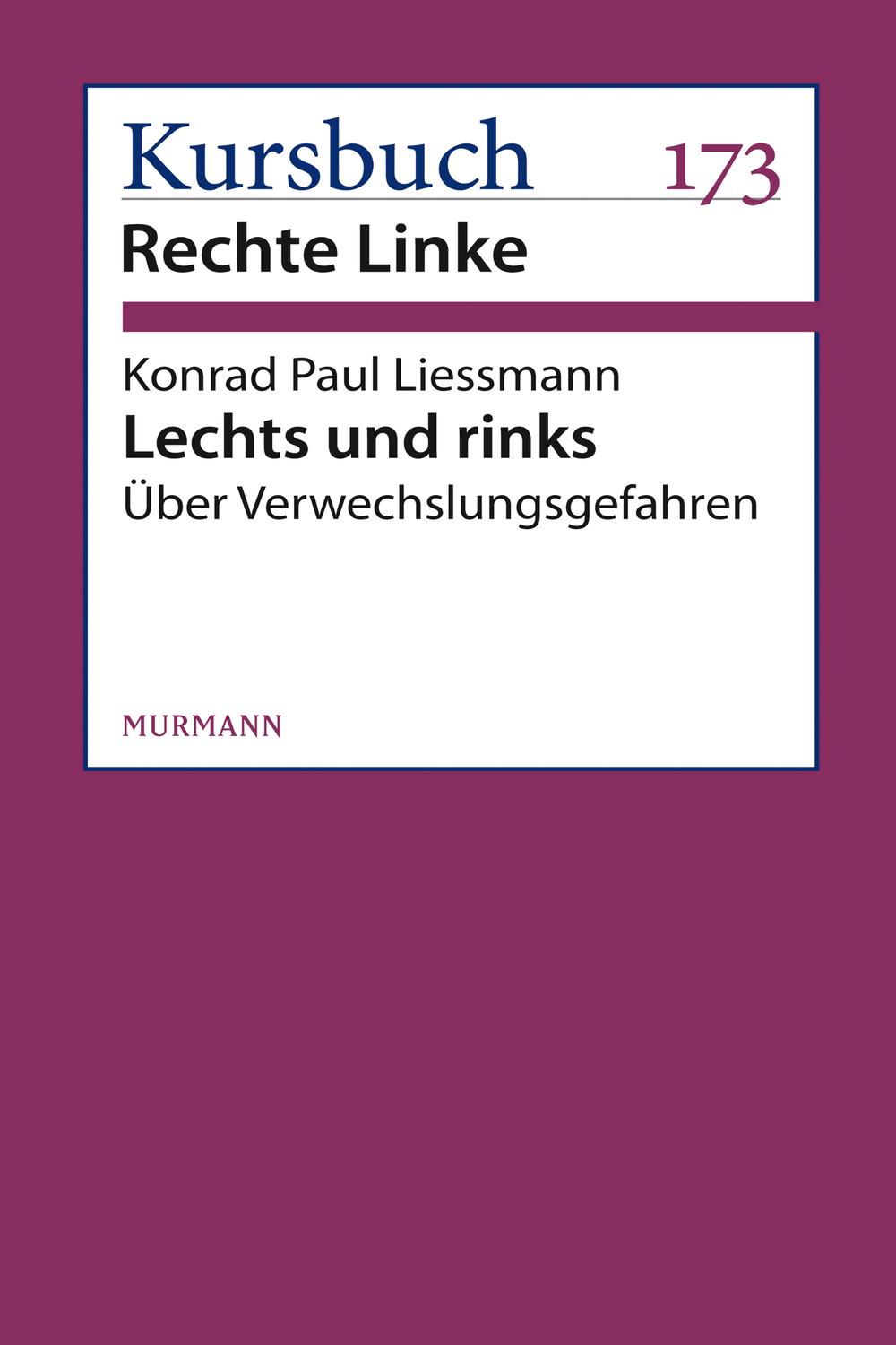 Lechts und rinks - Konrad Paul Liessmann