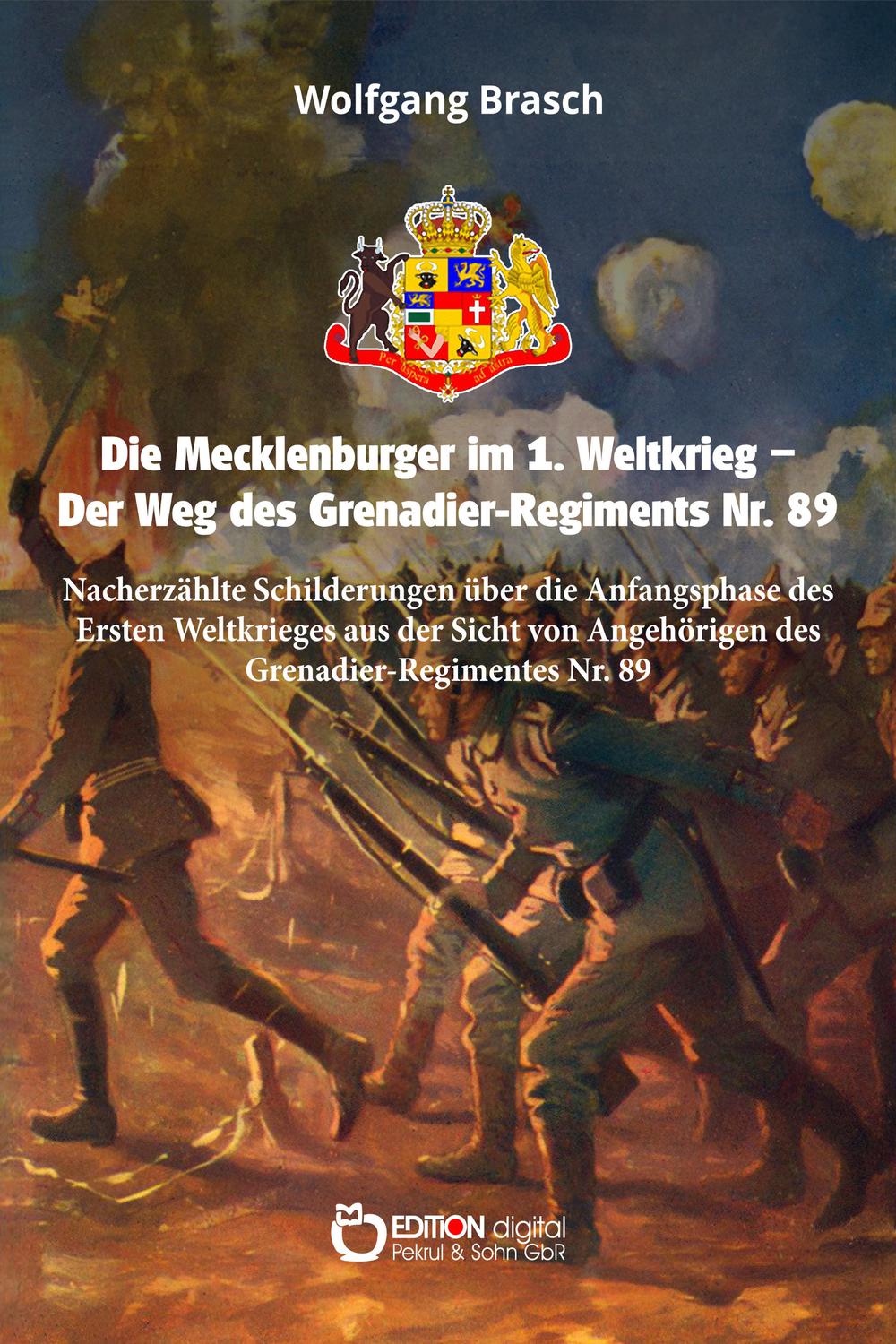 Die Mecklenburger im 1. Weltkrieg – Der Weg des Grenadier-Regiments Nr. 89 - Wolfgang Brasch