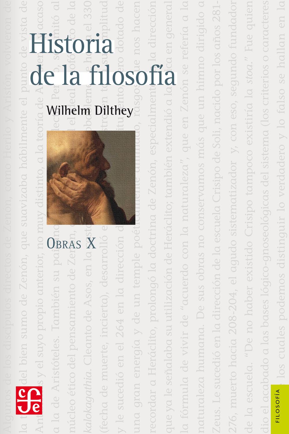 Obras X. Historia de la filosofía - Wilhelm Dilthey