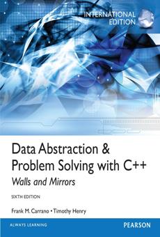data abstraction & problem solving with c 7th edition pdf