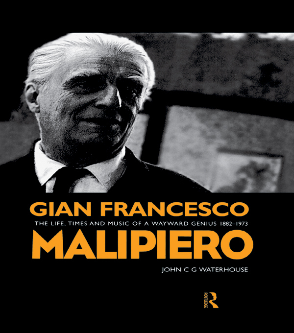 Gian Francesco Malipiero (1882-1973) - John C. G. Waterhouse,,