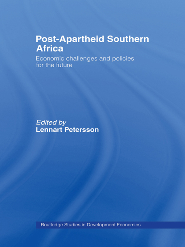 Post-Apartheid Southern Africa - Lennart Petersson,,Lennart Petersson