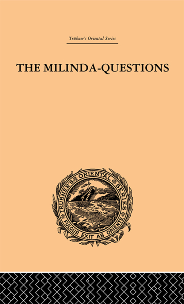 The Milinda-Questions - Mrs Rhys Davids,,