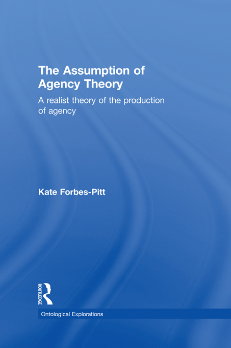 The Assumption of Agency Theory - Kate Forbes-Pitt