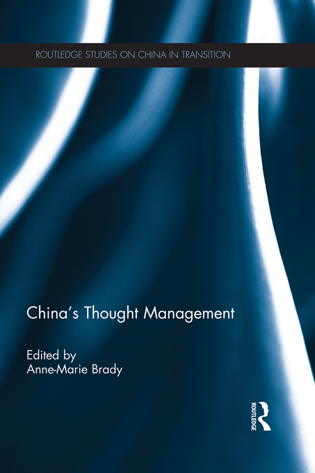 China's Thought Management - Anne-Marie Brady