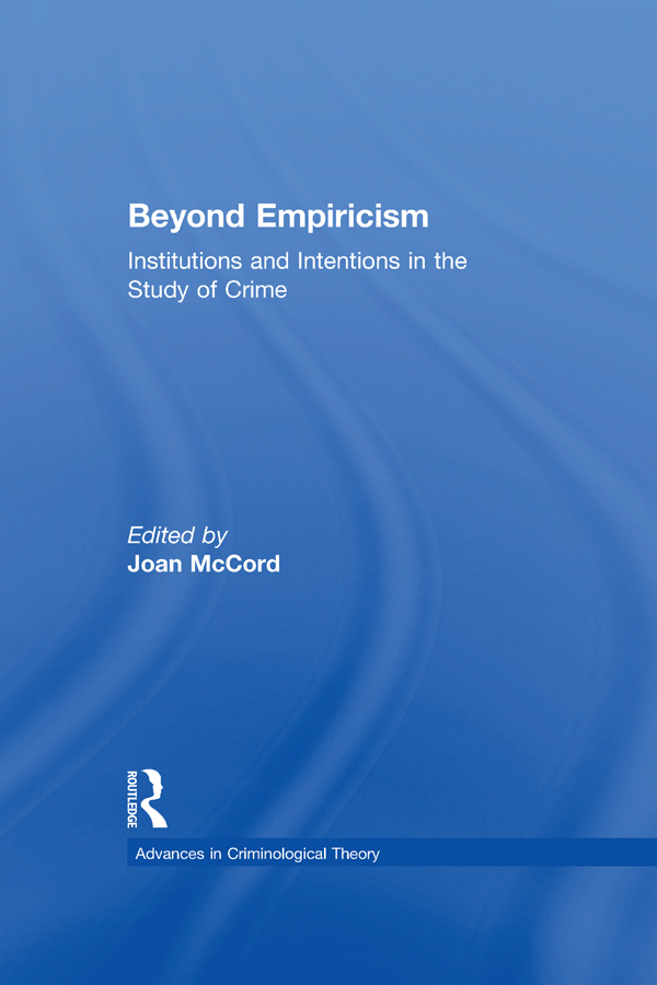 Beyond Empiricism - Joan McCord