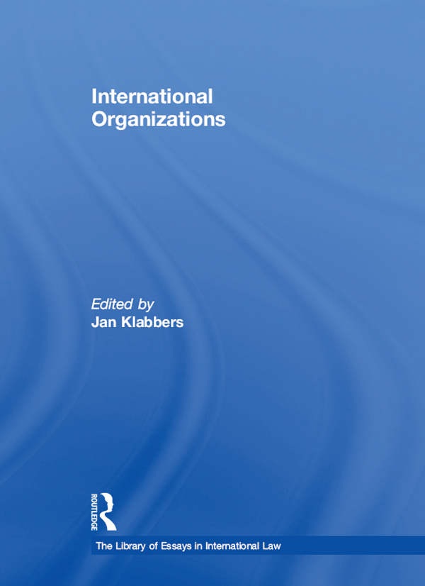 International Organizations - Jan Klabbers