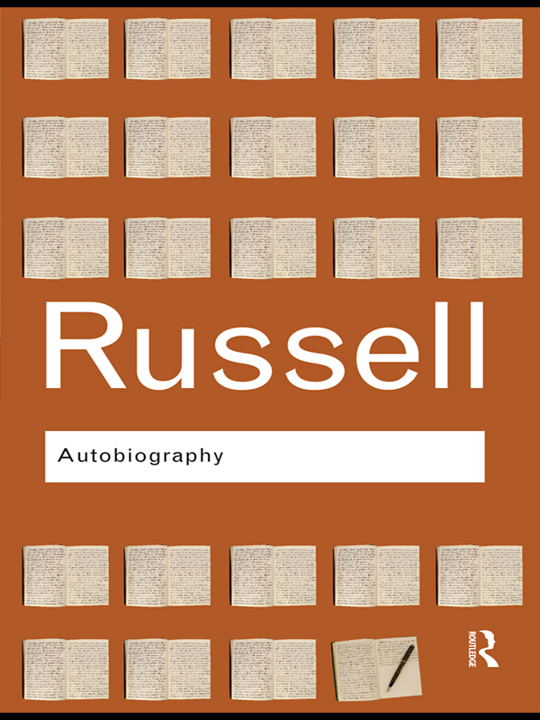 Autobiography - Bertrand Russell,,