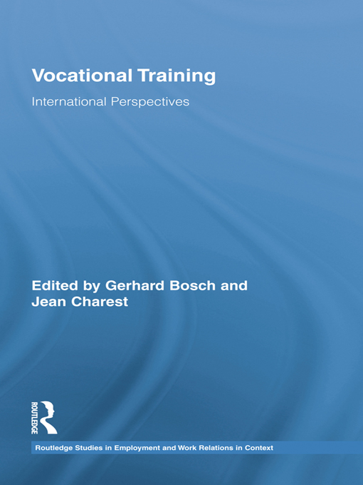 Vocational Training - Gerhard Bosch, Jean Charest