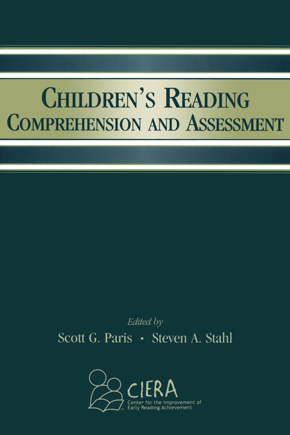 Children's Reading Comprehension and Assessment - Scott G. Paris, Steven A. Stahl