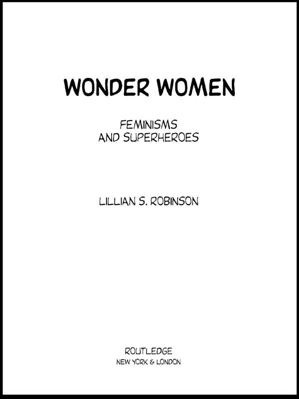 Wonder Women - Lillian Robinson