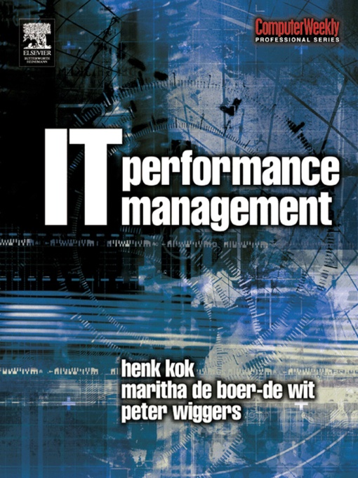 IT Performance Management - Peter Wiggers, Maritha de Boer-de Wit, Henk Kok