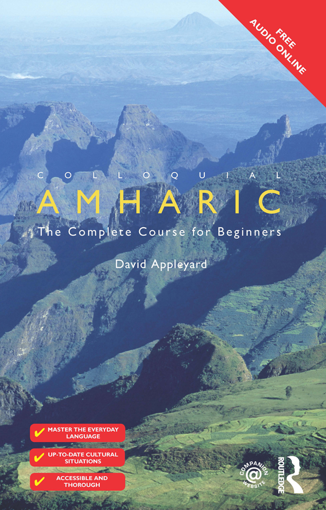 Colloquial Amharic - David Appleyard