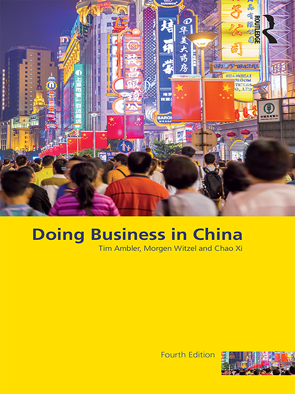 Doing Business in China - Morgen Witzel,,