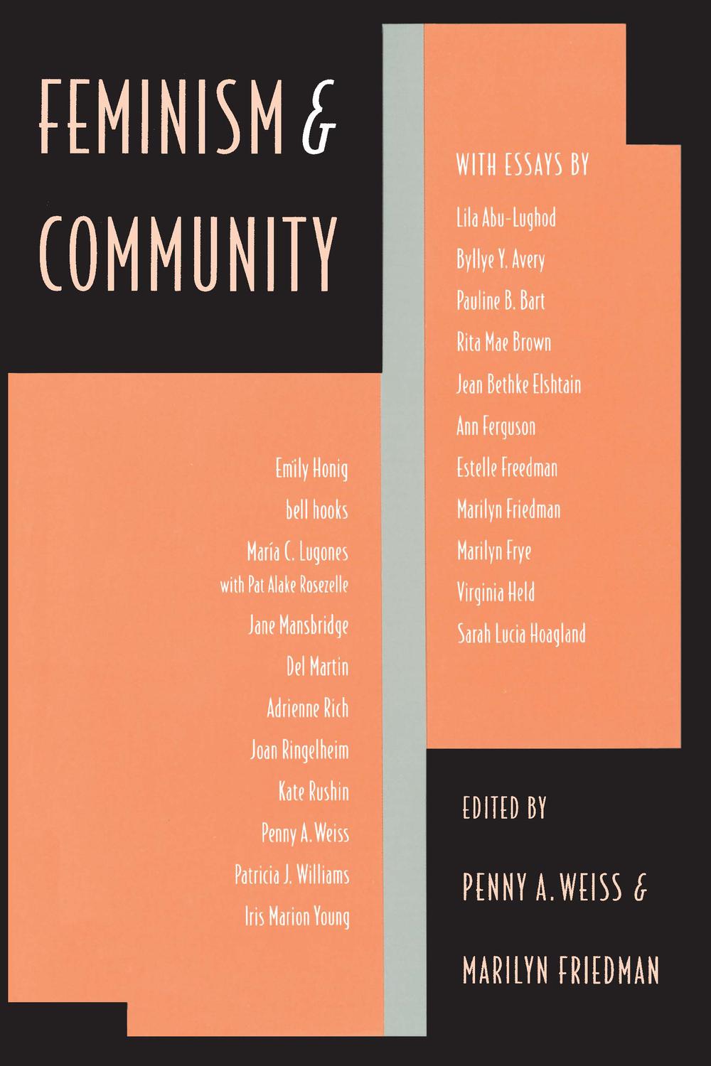 Feminism and Community - Penny Weiss