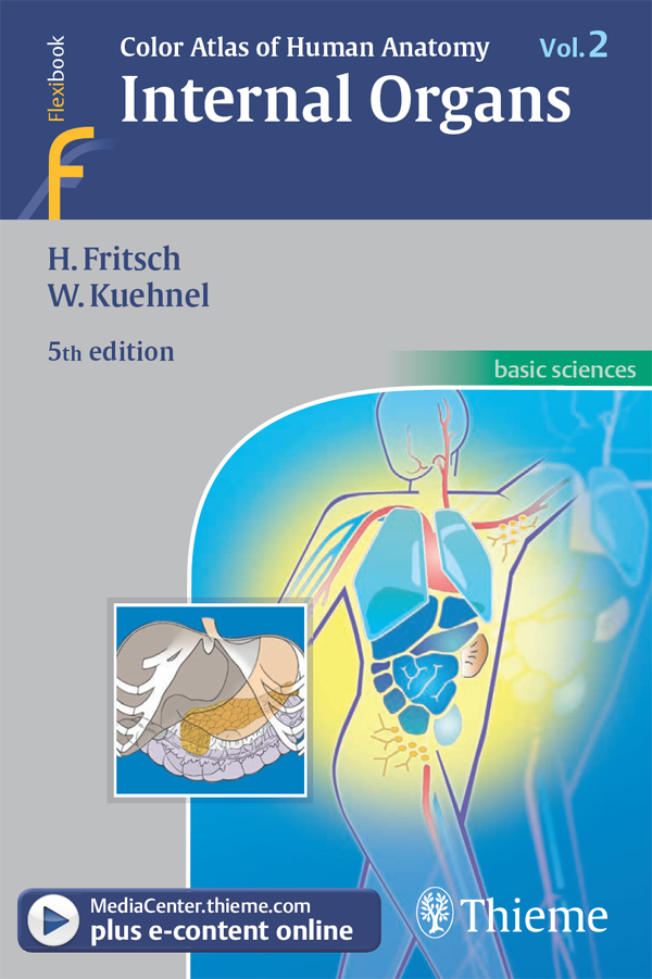 Color Atlas of Human Anatomy, Vol. 2: Internal Organs - Helga Fritsch, Wolfgang Kuehnel,,