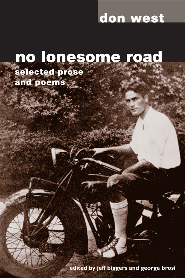 No Lonesome Road - Don West, Jeff Biggers, George Brosi